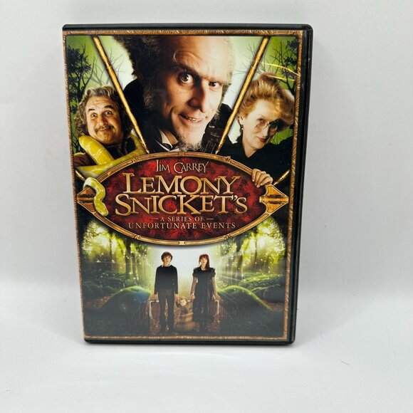 Lemony Snickets A Series Of Unfortunate Events Jim Carrey PG DVD Paramount 2004 - Picture 2 of 4